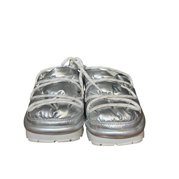UGG Hi Shine Spaceslider Women's Slide Slippers Metallic Silver size 9 - Picture 6 of 8